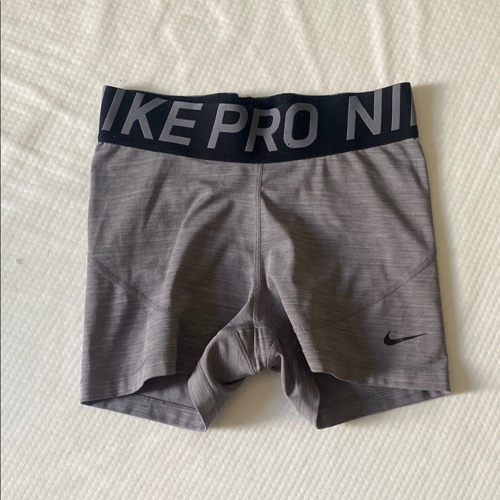 Nike Pro Gray Athletic Shorts